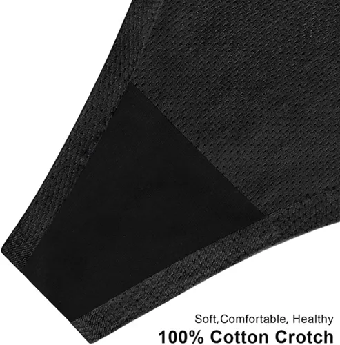 Vista 6 de Tangas de algodón para mujer, tangas sin costuras para mujer, bragas elásticas suaves y transpirables, paquete de 6 ropa interior de algodón