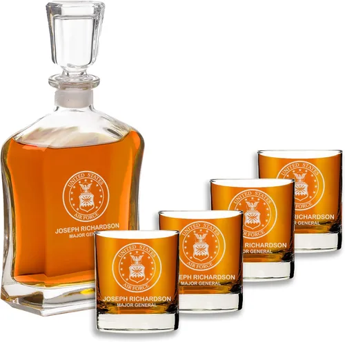 Vista 9 de Juego de decantador de whisky personalizable