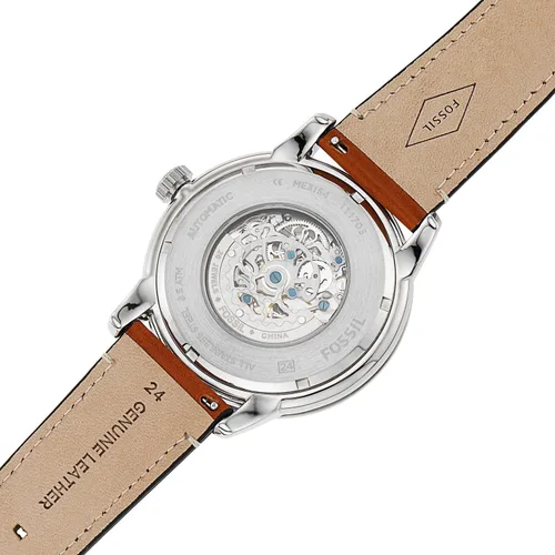 Vista 9 de Fossil - Reloj de pulsera automático y mecánico de estilo Townsman en acero inoxidable para hombre