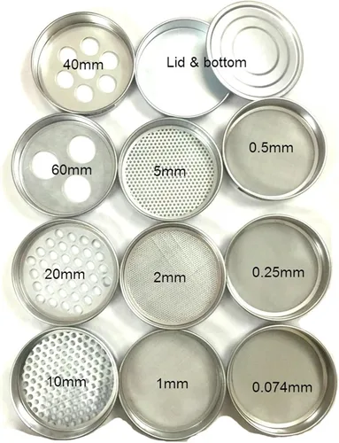 Vista 2 de Fine Mesh Sieve, 304 Stainless Steel Mesh Sieve 1-50 mm Hole Kitchen Baking Food Bean Filter Screen(Hole Diameter 1 mm,10 cm Diameter)