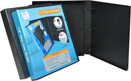 Vista 21 de UniKeep Carpeta de 3 anillos – La carpeta está totalmente cerrada, disponible en blanco, transparente o negro y en diferentes tamaños de lomo