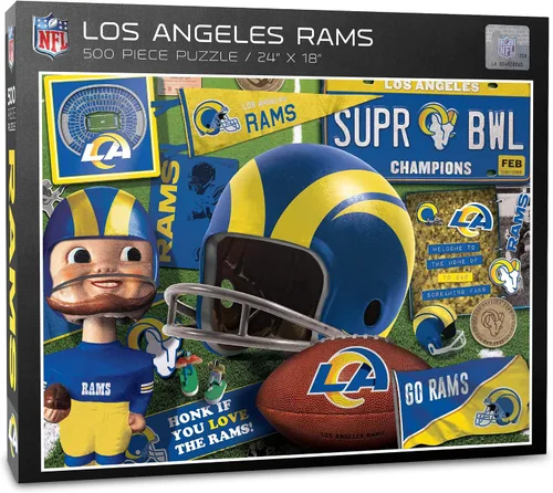 Vista 12 de YouTheFan - Rompecabezas serie retro NFL, 500 piezas