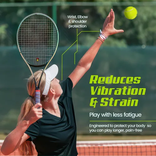 Vista 3 de Amortiguador de Raqueta de Tenis - Bonitos Diseños - Amortiguador de Choque de Tenis Reductor de Vibración y Ruido para Raquetas - Accesorios