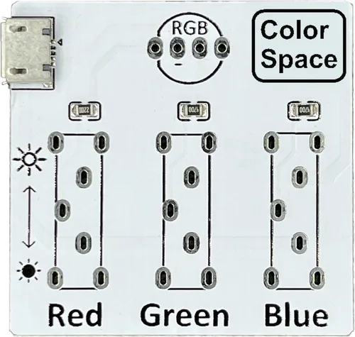 Vista 4 de tingbowie Kit de práctica de soldadura DIY Junta de entrenamiento de electrónica de aprendizaje de práctica RGB