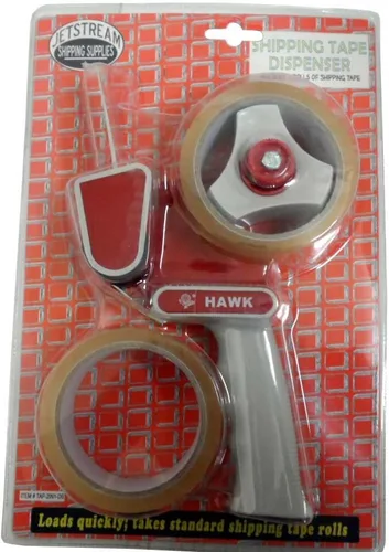 Vista 4 de DAB Dispensador de cinta de embalaje eficiente con juego de 2 rollos de cinta, compatibilidad de cinta de 2 pulgadas (2.0 in) incluye dos rollos