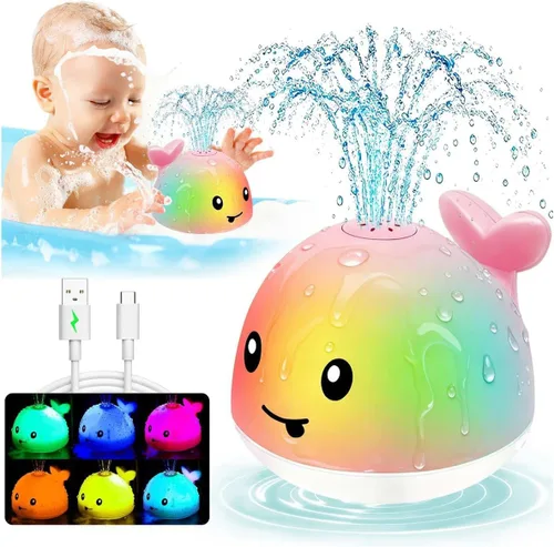 Vista 8 de Juguetes de baño para bebés de 6-12-18 meses - Rellenos de calcetín navideño para niños de 1-3 años, regalos para niños y niñas de 1 2 3 años