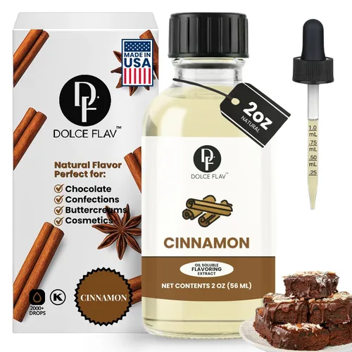 Vista 20 de Dolce Flav - Extracto de manzana 2 onzas soluble en aceite, kosher, sin azúcar, saborizante concentrado de manzana crujiente para hornear