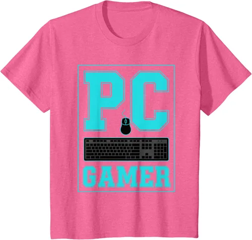 Vista 42 de PC Gamer Gaming Teclado Ratón Esports Computer Fan Camiseta