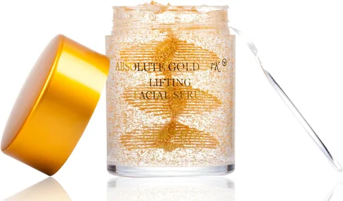 Vista 3 de Absolute Gold - Tónico facial de pétalos de rosa de 24 quilates, suero facial de elevación (paquete de 2). Oro de 24 quilates, colágeno, ácido