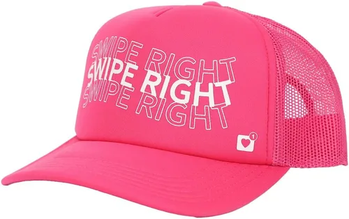 Vista 2 de Bioworld Gorro de camionero de espuma rosa para el día de San Valentín, Rosado