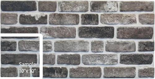Vista 27 de Dundee Deco Paneles de pared 3D de ladrillo sintético, revestimiento, paneles de pared con aspecto de piedra gris, revestimiento de espuma