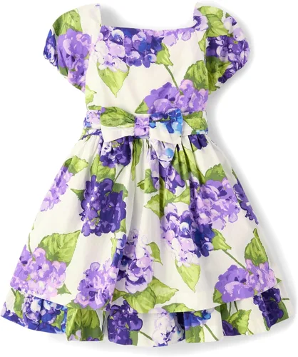 Vista 13 de Gymboree Girls and Toddler Short Sleeve Fit and Flare Dresses Prep School