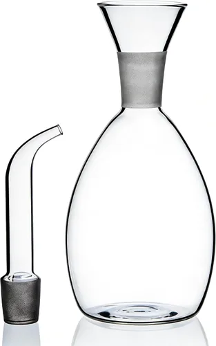 Vista 7 de ELETON Planet Glass - Decantador de aceite y cruet de 10 onzas Food-Grade Borosilicate Glass Oil Dispenser Bottle
