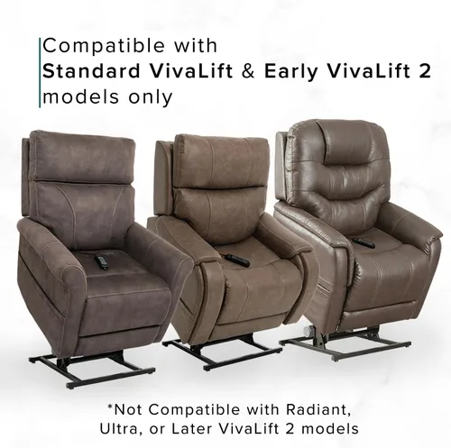 Vista 3 de AlveyTech Control remoto de repuesto de 10 botones y 5 pines para silla elevadora Pride VivaLift (versión estándar y temprana Viva Lift 2)