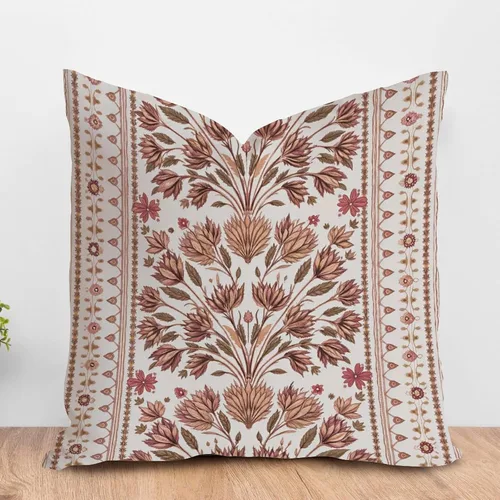 Vista 70 de ArogGeld Funda de cojín con flores verdes y blancas con flores grises y negras y hojas verdes en estilo chinoiserie, funda de almohada cuadrada