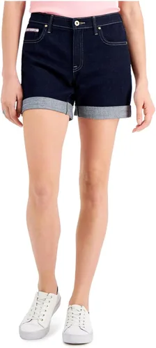 Vista 3 de Tommy Hilfiger Pantalones cortos de mezclilla de 5" Blanco