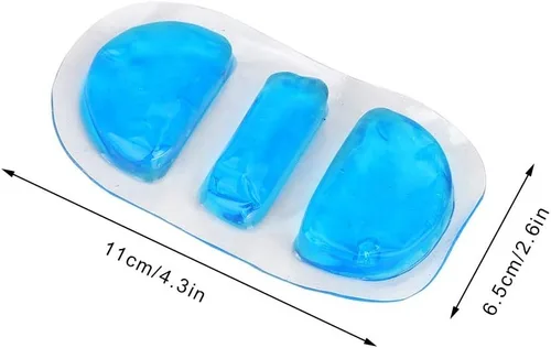 Vista 4 de Paquete de hielo para la nariz, paquetes de hielo de gel, bolsas de hielo frío reutilizables para lesiones, pequeña bolsa de compresión fría