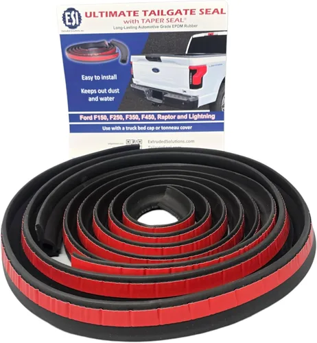Vista 2 de ESI Sello de Compuerta Trasera Ultimate con Sello Cónico Compatible con Todos los Años de Modelo Ford F150, F250, F350, F450, Raptor y Lightning