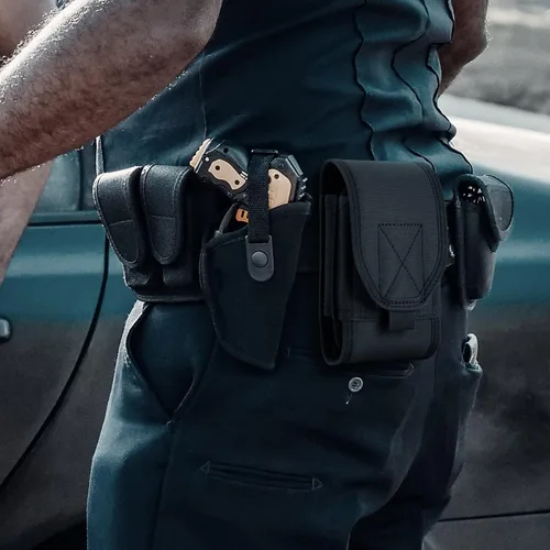 Vista 7 de Funda táctica MOLLE de doble capacidad para iPhone 13 Pro Max/XS Max, tamaño grande