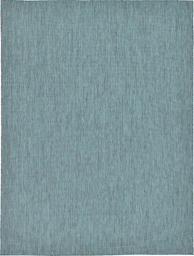 Vista 67 de Unique Loom Collection - Alfombra casual de transición sólida jaspeada para interiores y exteriores