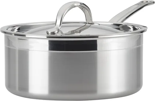 Vista 10 de Hestan - Colección ProBond - Sartén profesional de acero inoxidable revestido, compatible con placa de inducción, 1.5 cuartos de galón