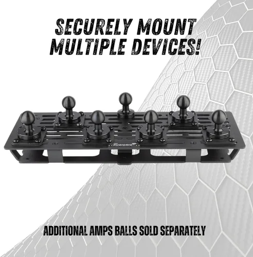 Vista 3 de Bulletpoint RubiGrid Soporte de Teléfono de Metal con Montaje para Tablero, Montaje Multi-Dispositivo Compatible con Ford Super Duty 2023+