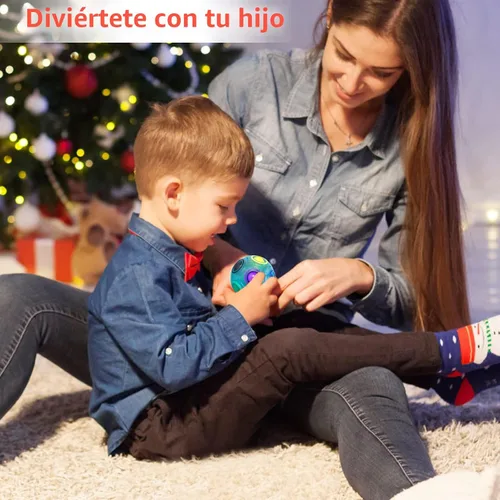 Vista 6 de Vdealen Bola Mágica de Rompecabezas del Arco Iris, Rompecabezas de Bola Antiestrés Estimulante Mental, Juguete Antiestrés para Niños y Niñas