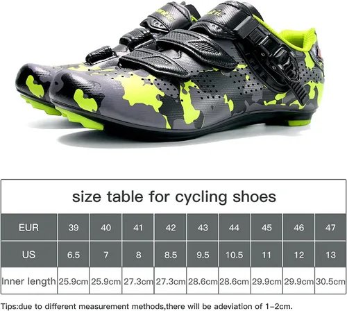 Vista 5 de Santic Zapatos de ciclismo unisex para interiores, zapatos de bicicleta de carretera, zapatos de equitación para hombres y mujeres