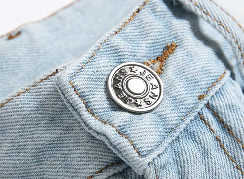 Vista 7 de OIIIO Pantalón vaquero de pierna recta rasgados para hombre