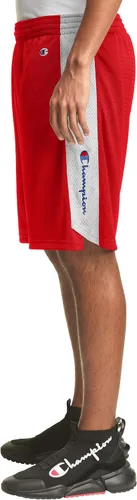 Vista 3 de Champion Pantalones cortos para hombre, pantalones cortos de baloncesto de malla, pantalones cortos deportivos para hombres, pantalones cortos