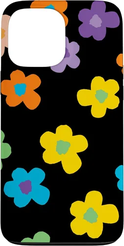 Vista 24 de Cute Flower Pattern Multicolor Wildflower Floral Yellow Case for iPhone 17