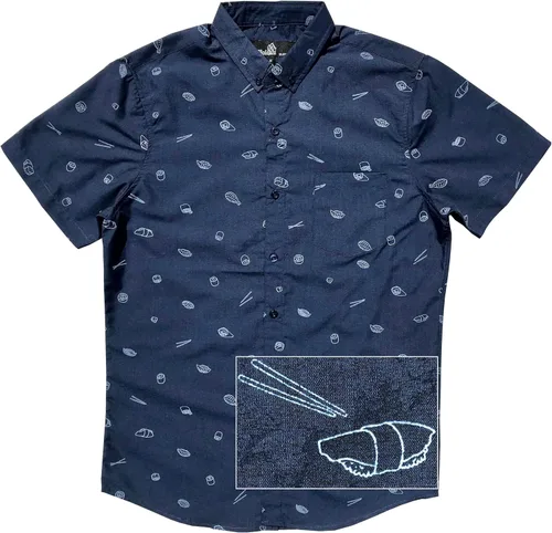 Vista 39 de Molokai Surf - Camisas hawaianas de manga corta con botones y corte ajustado