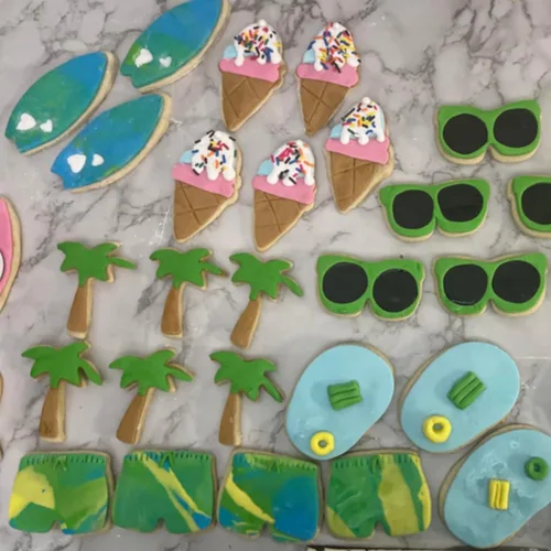 Vista 3 de Surboard - Cortador de galletas de verano de 5.0 pulgadas, moldes de fondant para hornear