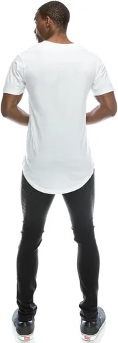 Vista 4 de Mens Hipster Hip Hop Elong Crewneck con palangre playera