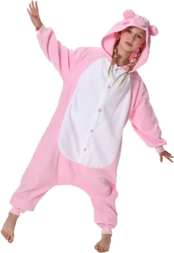 Vista 7 de GONAAP Unisex Animal Onesie Pajamas Kids One Piece Cosplay Outfits Costumes For Girls Costumes