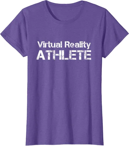 Vista 21 de Virtual Reality ATHLETE for VR Gamers Camiseta, Negro, S