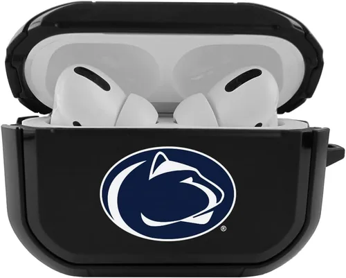 Vista 28 de Funda negra duradera para Apple AirPods Pro (1ª/2ª generación) con mosquetón - Alabama Crimson Tide