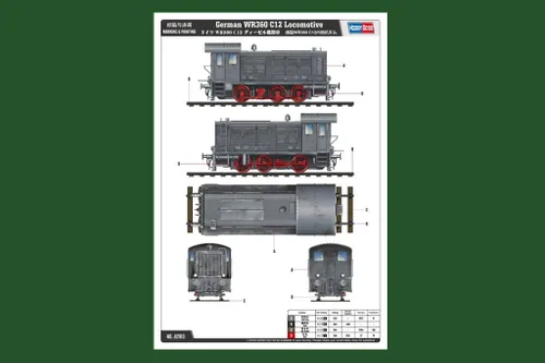 Vista 4 de Hobby Boss WR360 C12 Kit de construcción de modelo de vehículo locomotora