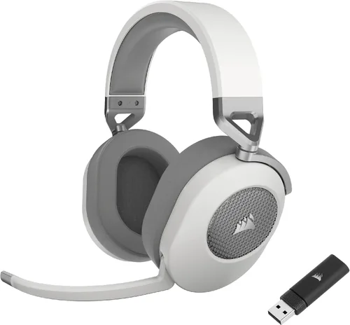 Vista 9 de Corsair HS65 - Auriculares inalámbricos multiplataforma para juegos con Bluetooth - Audio Dolby 7.1 - Micrófono omnidireccional - Compatible