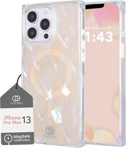 Vista 21 de Cocomii - Funda rectangular compatible con iPhone Xs/X - Perla opalescente, brillo brillante, para mujeres, niñas, hombres, funda protectora
