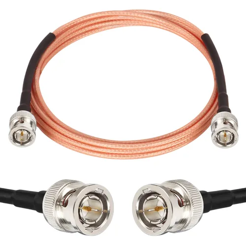 Vista 21 de XRDS -RF 2 piezas de cable SDI de 1 pie, cables de puente HD-SDI BNC macho de 75 ohmios RG179 para cámara de video BMCC