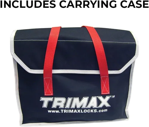 Vista 6 de Trimax TCL265 - Cerradura de rueda pequeña con llave de lujo similar (paquete de 2)