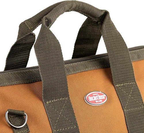 Vista 8 de Bucket Boss Gatemouth 16 - Bolsa de herramientas en color marrón, 60016, 15 litros (marrón)