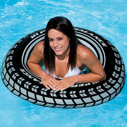 Vista 6 de Intex Tubos inflables gigantes para neumáticos de 36" para piscina/lago/océano (paquete de 2)