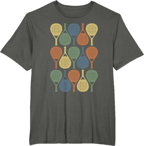 Vista 7 de Vintage Retro Padel Camiseta de Padel Sports Lover
