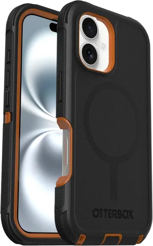 Vista 54 de OtterBox - Funda para iPhone 16, serie Defender, color azul (Baby Blue Jeans)