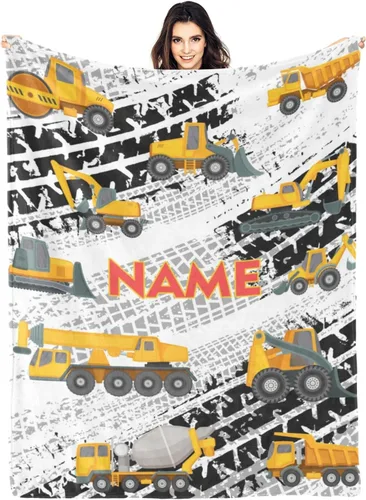 Vista 31 de Ships Next Day Custom Blanket with Name Personalized Throw Blanket for Baby Kid Customized Gifts for Dad, Mom, Grandpa, Grandma, Son, Daughter Algae