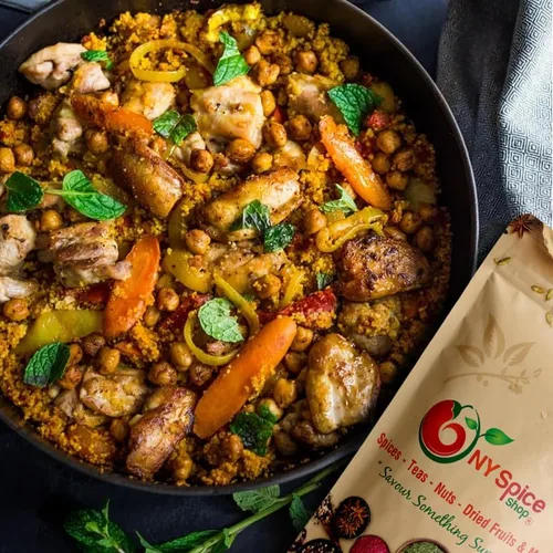 Vista 4 de NY SPICE SHOP Mezcla de condimentos tunecinos – Condimento Harissa – Mezcla de especias en polvo – Mezcla de condimentos picantes – Sabor a especias
