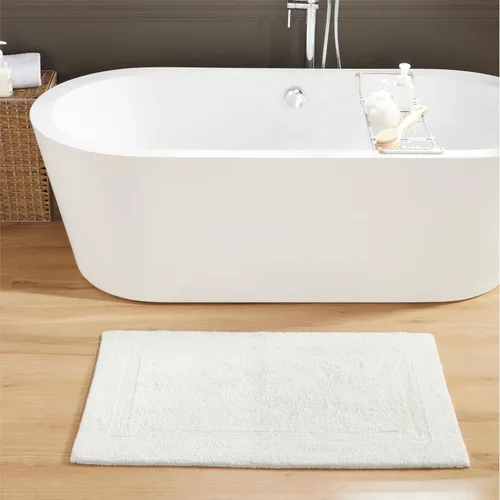 Vista 123 de Better Trends - Juego de 2 alfombras de baño 100% algodón, extra suaves, con borlas, de 17" x 24", alfombra de baño superabsorbente y reversible