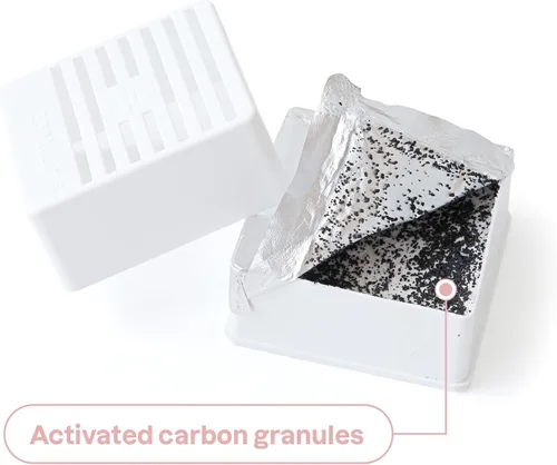 Vista 3 de ATTITUDE Purificador de aire con filtro de carbón activado, ingredientes a base de plantas y minerales, atrapa contaminantes del aire, vegano
